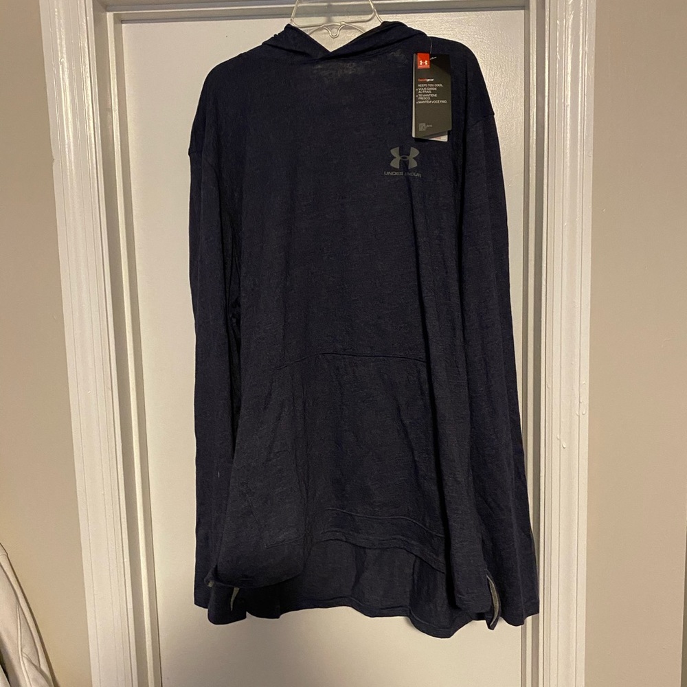 Navy Under Armour Light weight hoodie